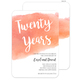 Orange Big Swash Invitations Image 5 of 7